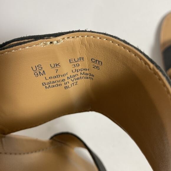 Franco Sarto blitz leather slip on sandals - Picture 4 of 6